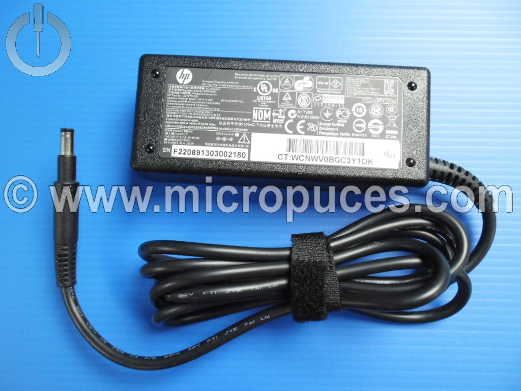 Chargeur Alimentation 19.5V 3.33A pour HP