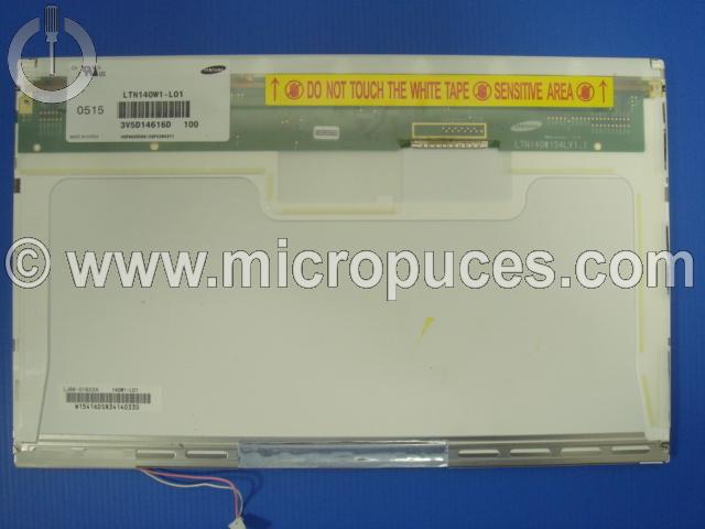 Dalle TFT 14" wide brillante SAMSUNG LTN140W1-L01 30 pins