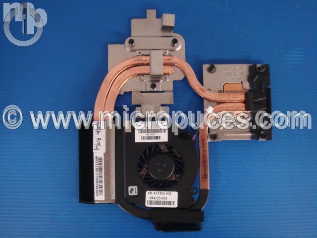 Radiateur + ventilateur CPU pour HP DV7-7XXX  682061-001