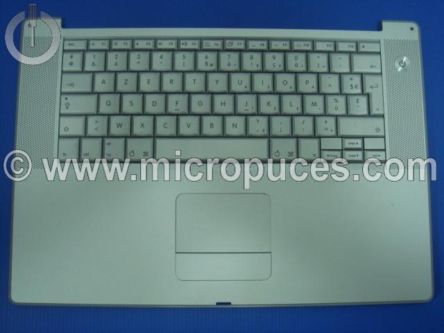 Clavier AZERTY + coque superieure pour APPLE PowerBook G4 Aluminium