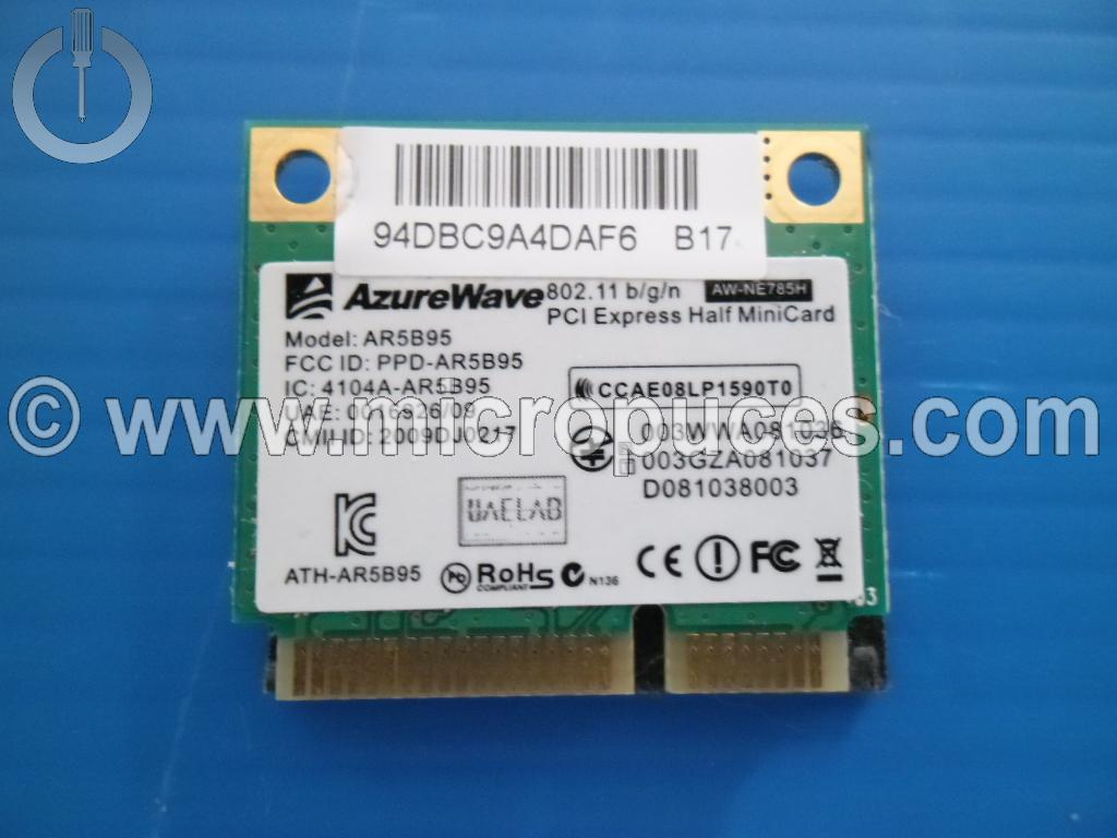 Carte WIFI PciExpress AZUREWAVE AW-NE785H