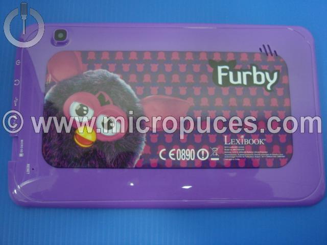 Coque arrire violette pour LEXIBOOK Tablet FURBY