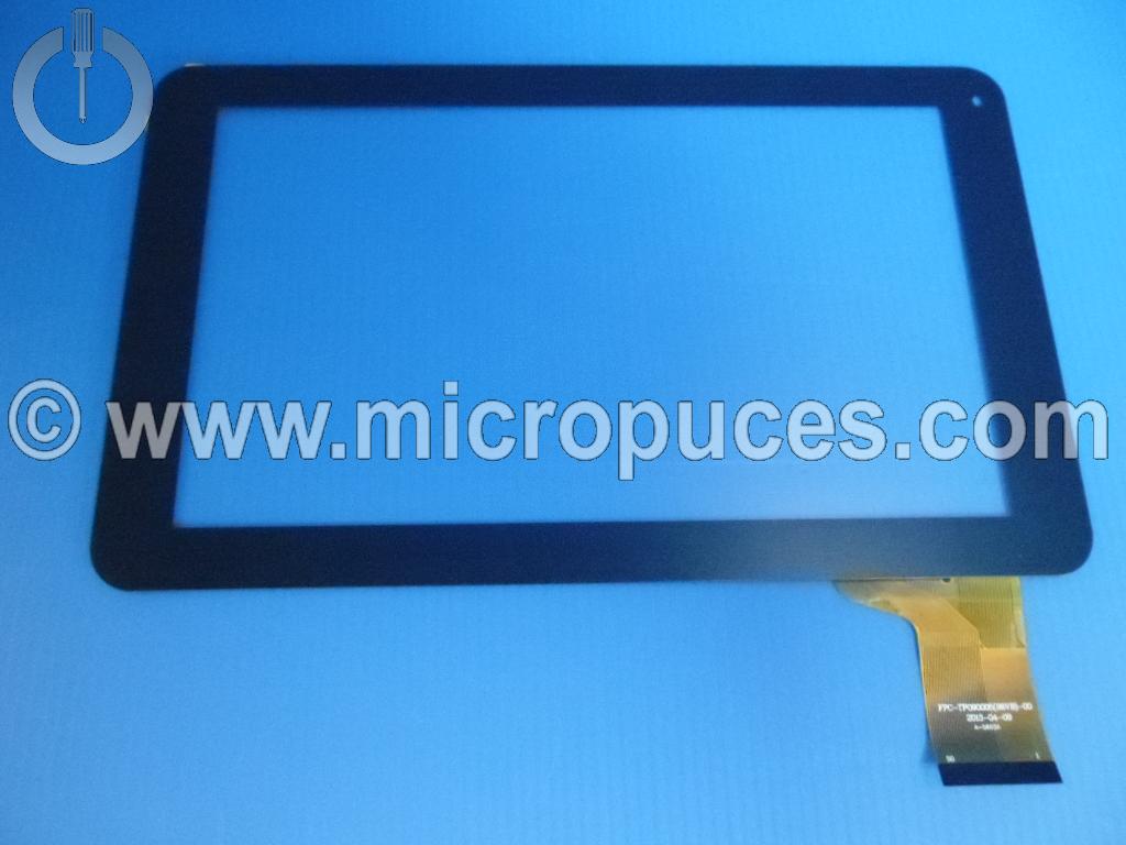 Vitre tactile noire 9" pouces 50 pin FPC-FC090S098(D90)-00 ou compatible