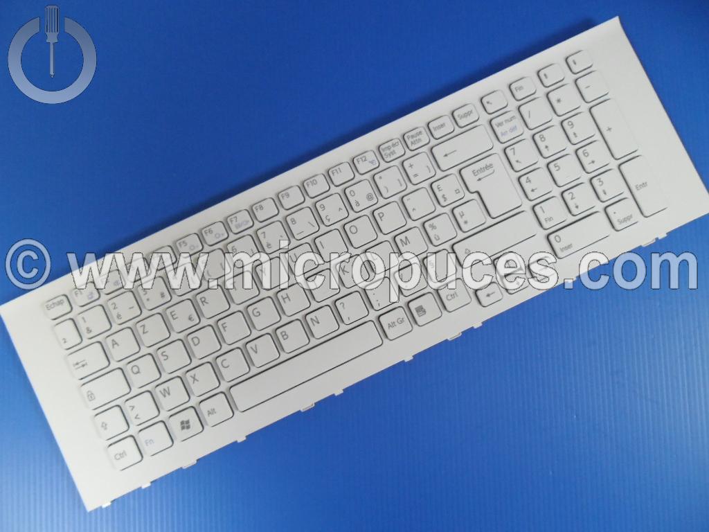 Clavier * NEUF * AZERTY blanc pour SONY VPC-EJ