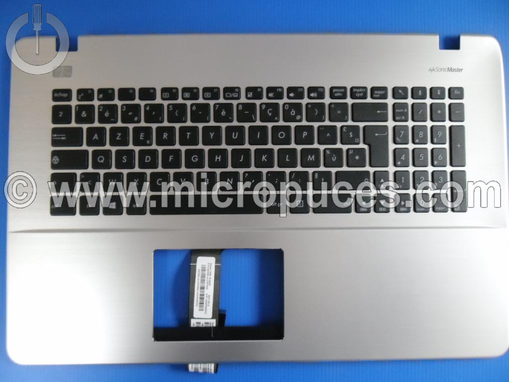 Clavier + top case gris * NEUF * AZERTY pour ASUS F750VB R751LB