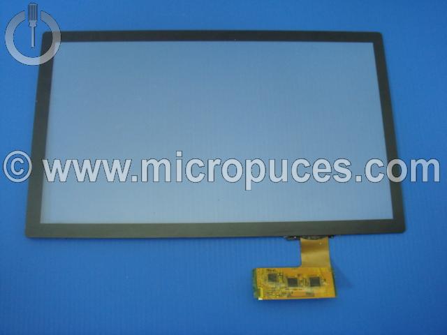 Vitre tactile noire pour tablette 10,1" SlidePad 116C