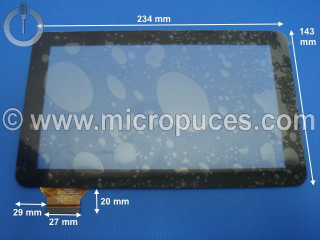 Vitre tactile * NEUVE * 9" pouces 52 pin C233142A1-FPC701DR ou compatible