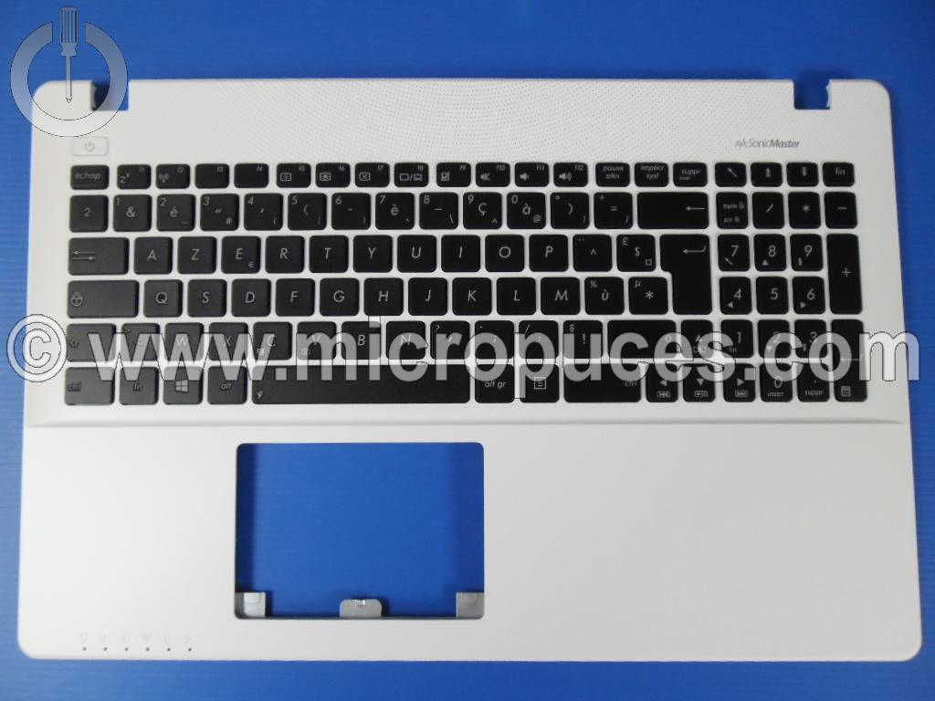Clavier + plasturgie blanche pour ASUS R510 X552