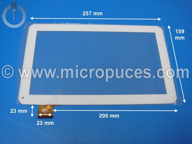 Vitre tactile * NEUVE * blanche 10" pouces GT10MR100 FHX (45 pin)