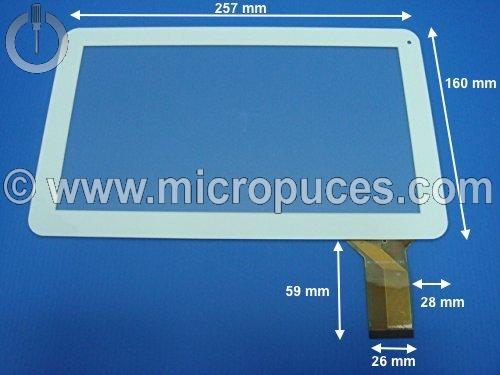 Vitre tactile * NEUVE * blanche pour tablette 10,1" pouces ZP9125-101 FPC Ver.00