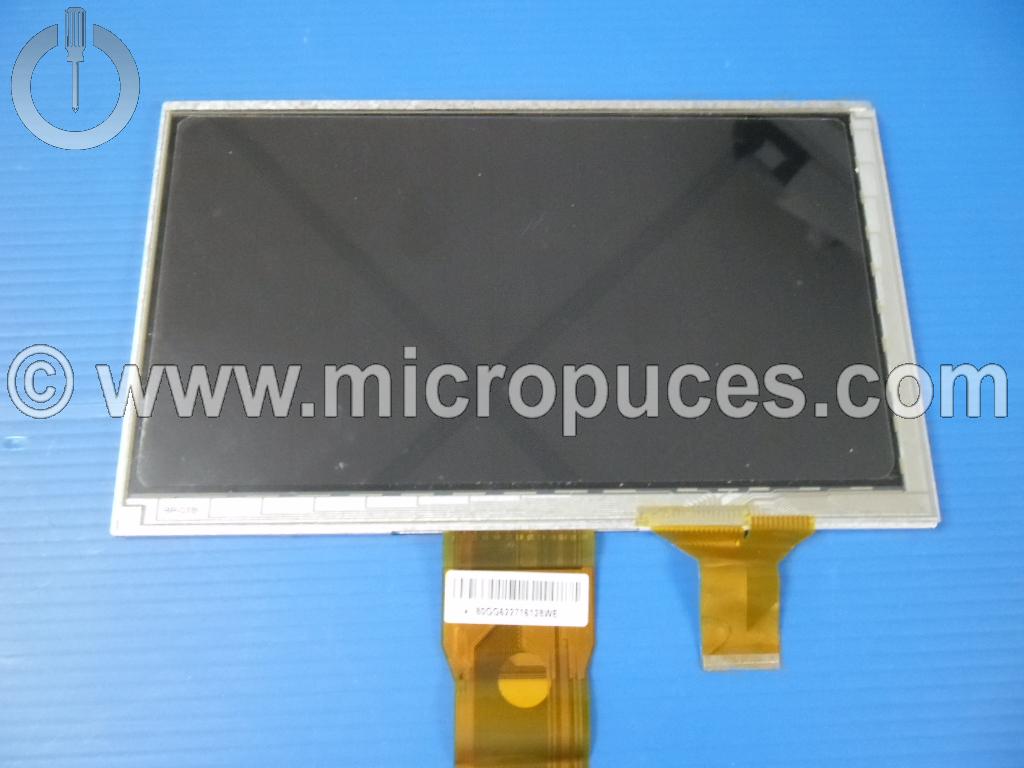 Dalle + vitre tactile pour POLAROID MIDC407PR005