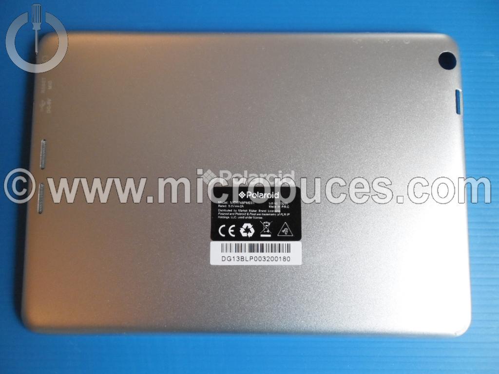 Coque arrière aluminium pour Polaroid MID0748