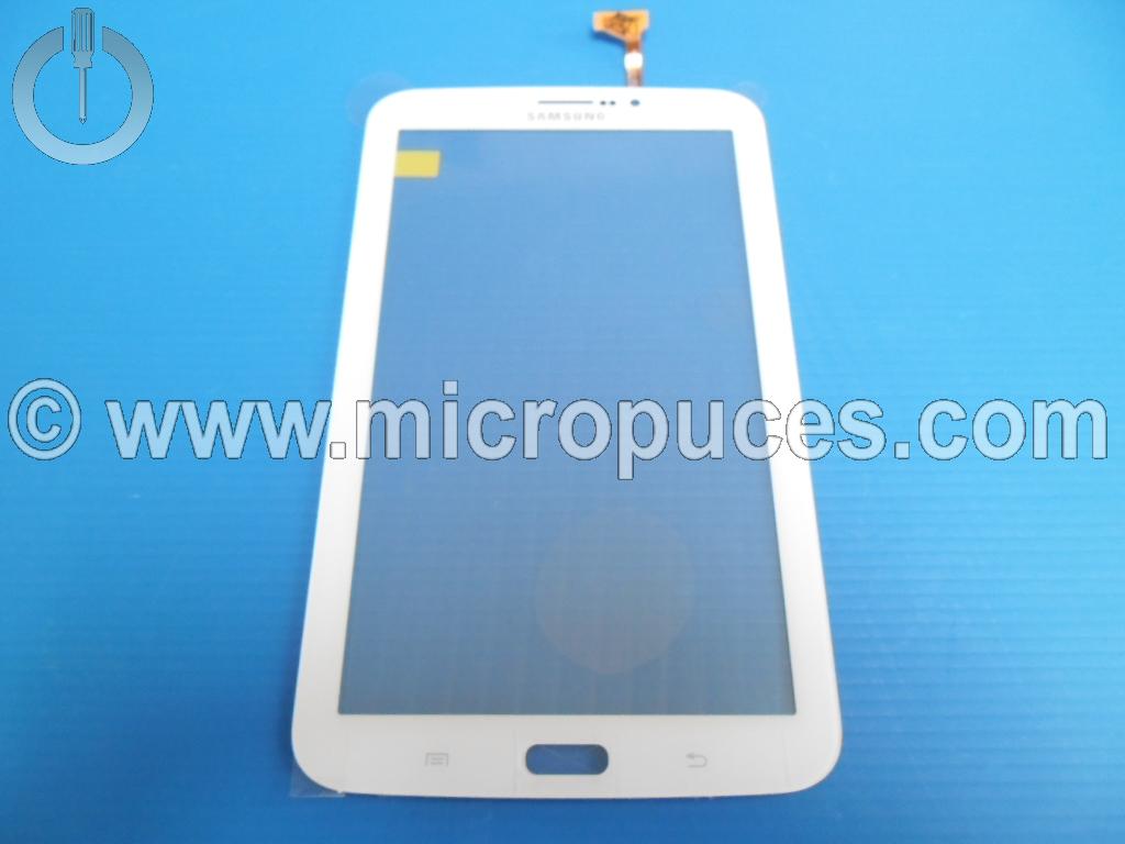 Vitre tactile blanche pour Samsung Galaxy Tab 3 7" SM-T211