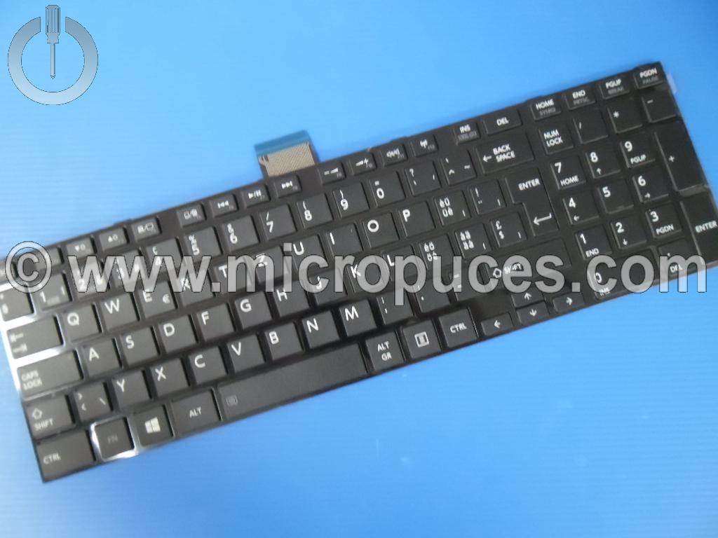 Clavier * NEUF * Suisse noir pour TOSHIBA Satellite L850