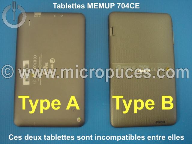 ATTENTION deux versions de cette tablette existent !