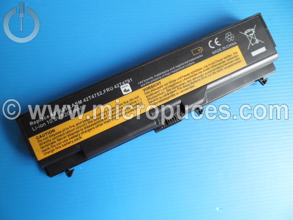 Batterie  de remplacement pour LENOVO T410 T510