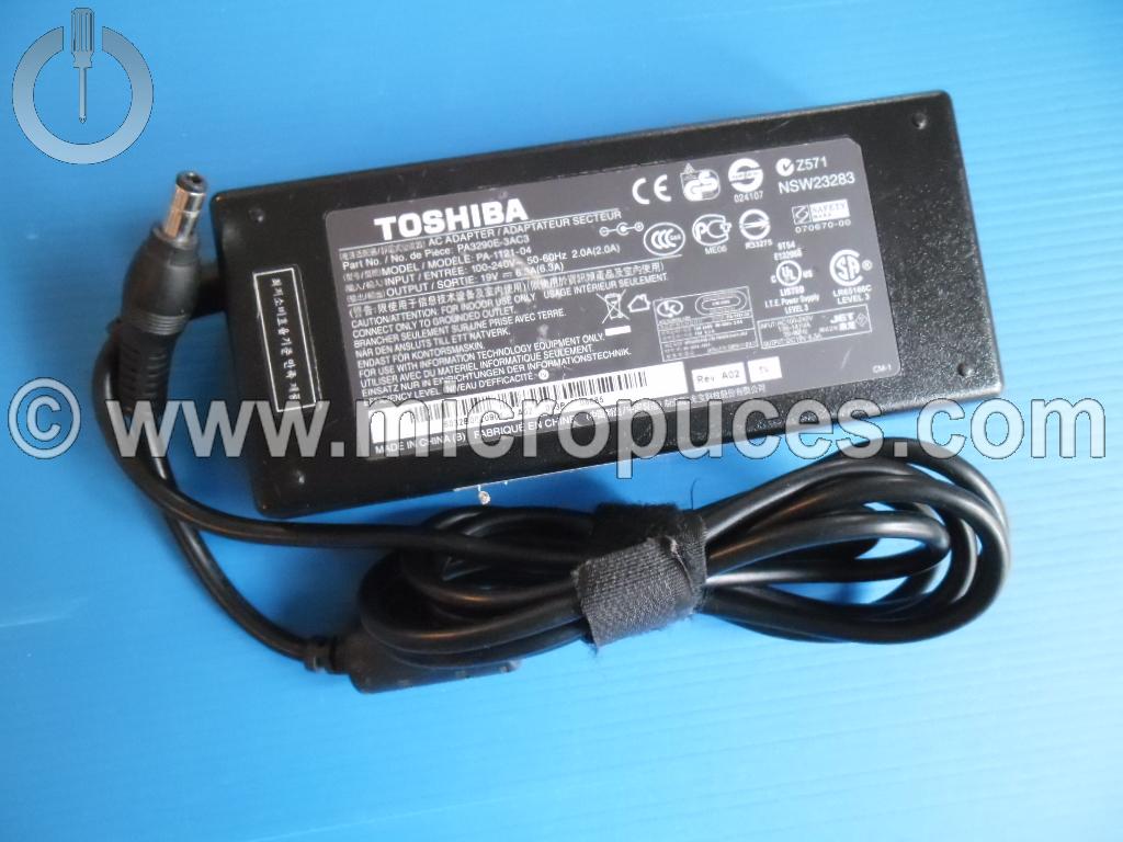 Chargeur Alimentation 19V 6.3A pour ACER TOSHIBA