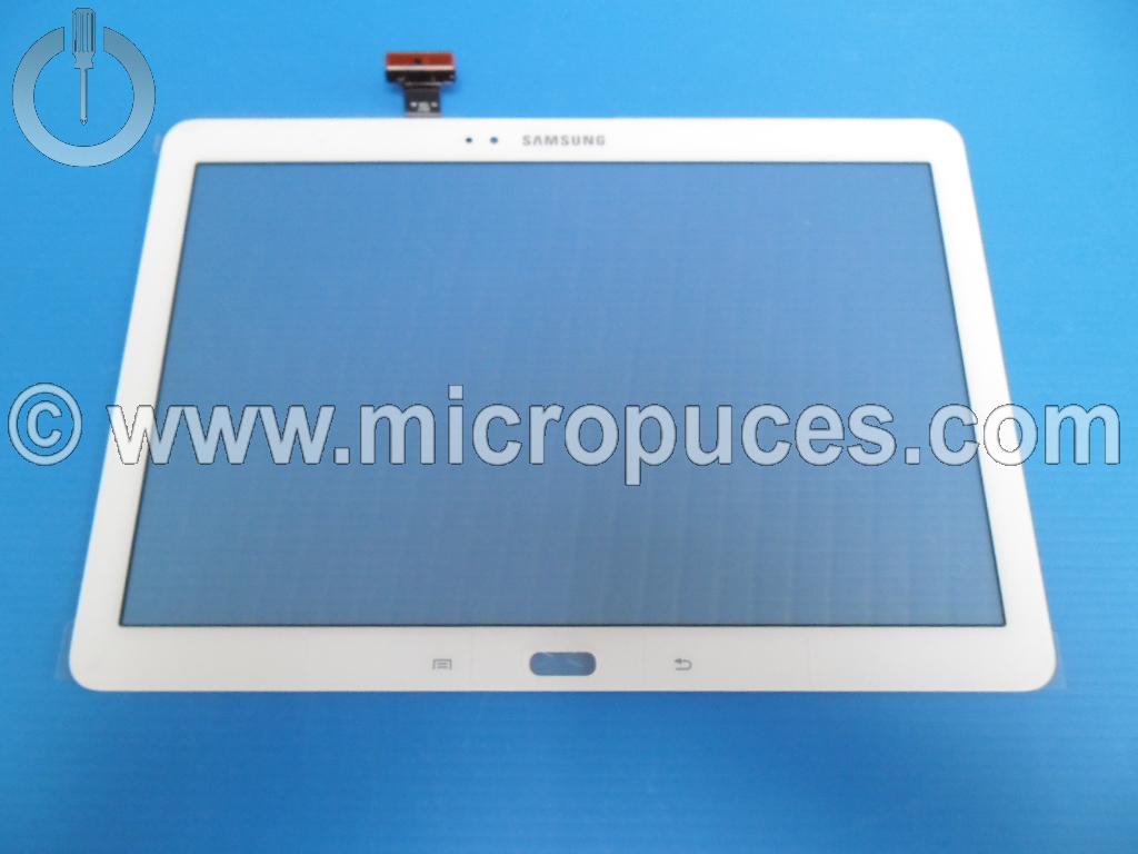 Vitre tactile blanche pour Samsung Galaxy Note 10.1"