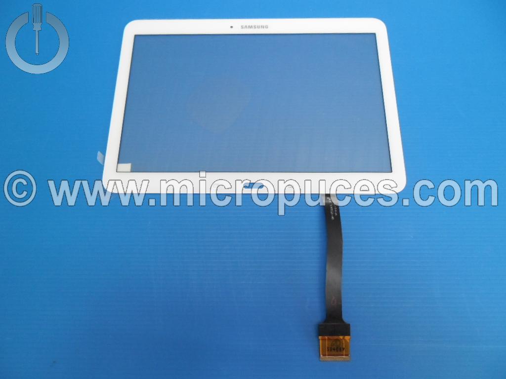 Vitre tactile blanche pour Samsung Galaxy Tab 4 10.1"