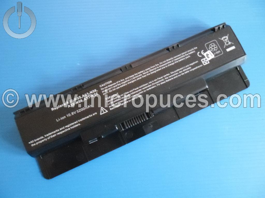 Batterie * NEUVE * 4800mAh de remplacement pour ASUS N46 N56 N76