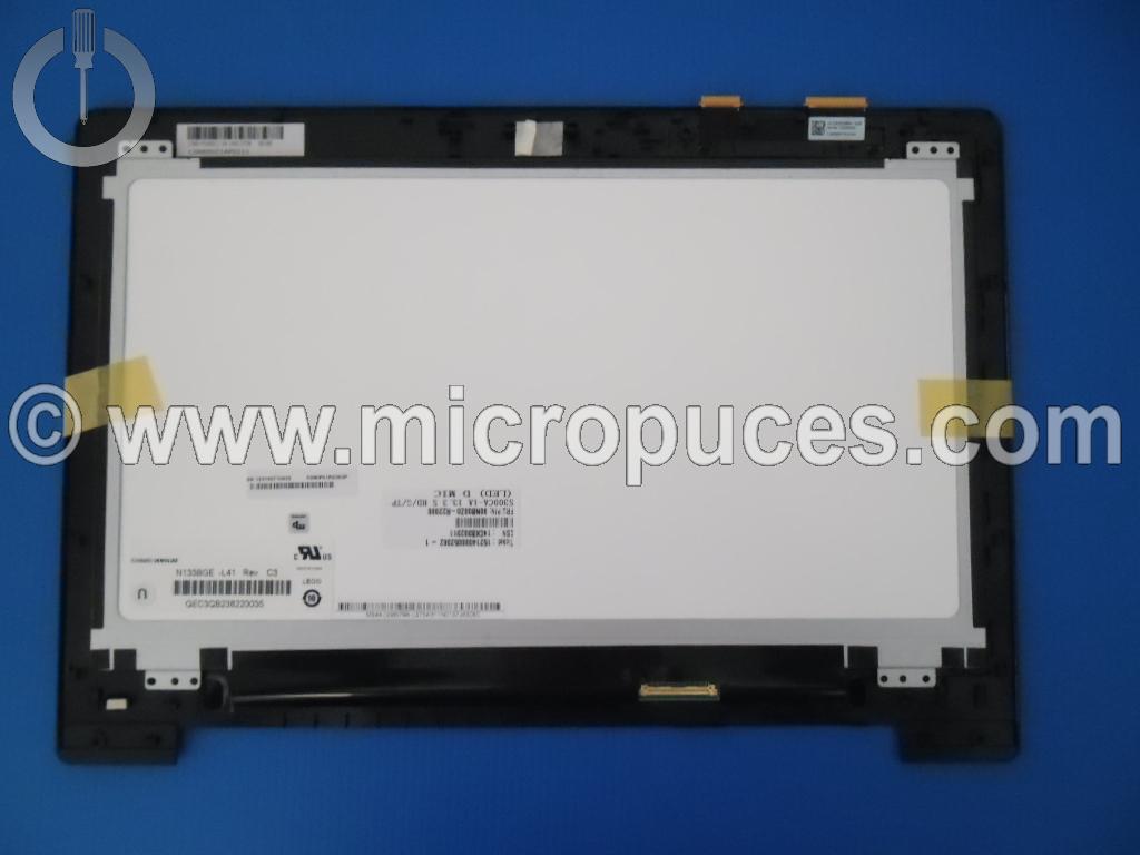 Module cran tactile HD complet pour ASUS Vivobook S300 noir