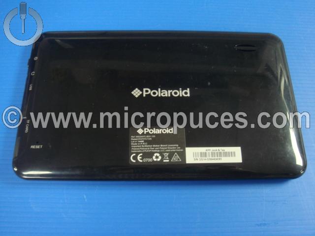 Coque arrire et avant noire pour POLAROID MID2407