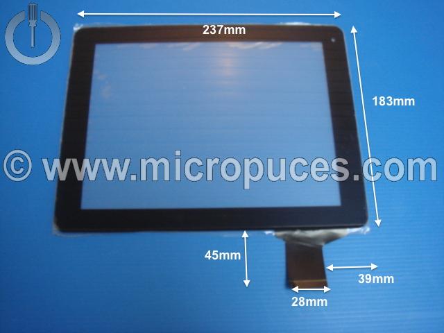 Vitre tactile *NEUVE * noire HOTATOUCH DRFPC162T-V2.0 (54 pins)