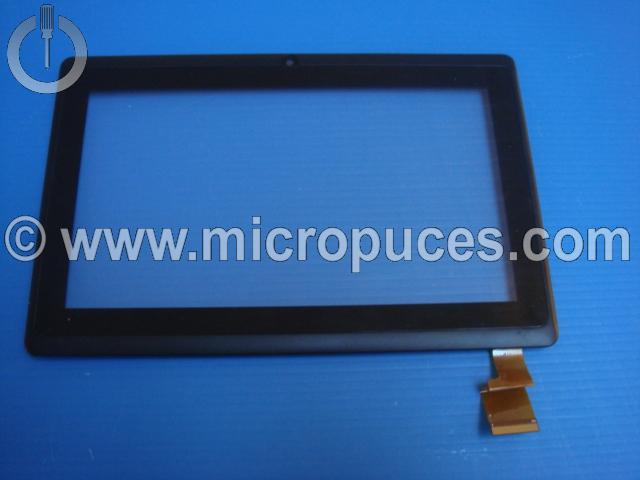 Vitre tactile pour tablette 7" pouces (30 pin) webcam centrale cadre noir