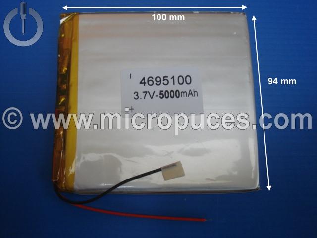 Batterie d'origine pour tablette 3,7v 5000mAh