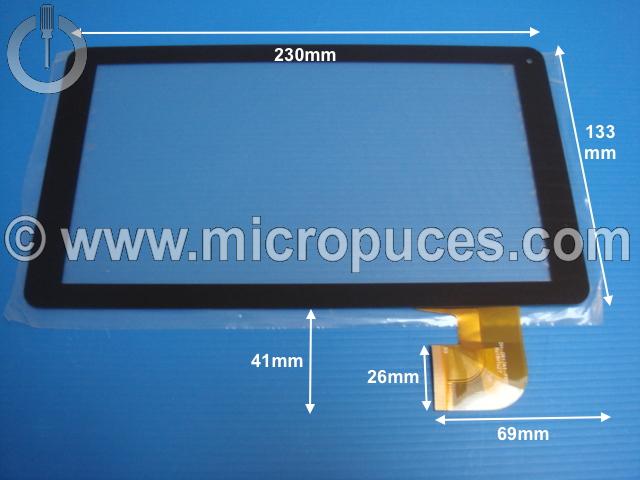 Vitre tactile * NEUVE * noire 9" pouces 50 pin DH-0920A5-PG-FPC203 ou compatible