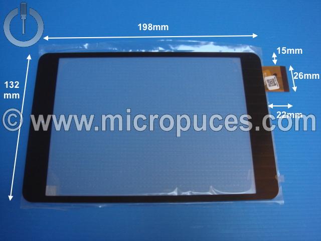 Vitre tactile * NEUVE * noire 7,8" pouces (50 pin) DPtech 300-L4713A-B00