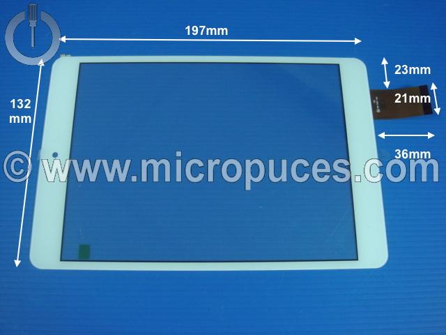 Vitre tactile * NEUVE * blanche FPC-79F2-V02