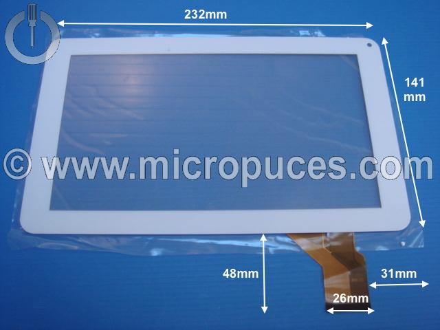 Vitre tactile * NEUVE * blanche 9" pouces 50 pin DH-0901A1