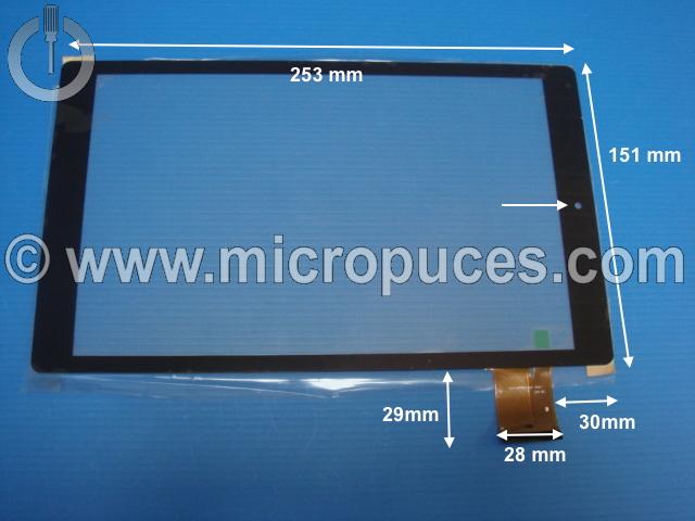 Vitre tactile * NEUVE * noire 10" pouces 50 pin OLM-101C0526-GG ou compatible