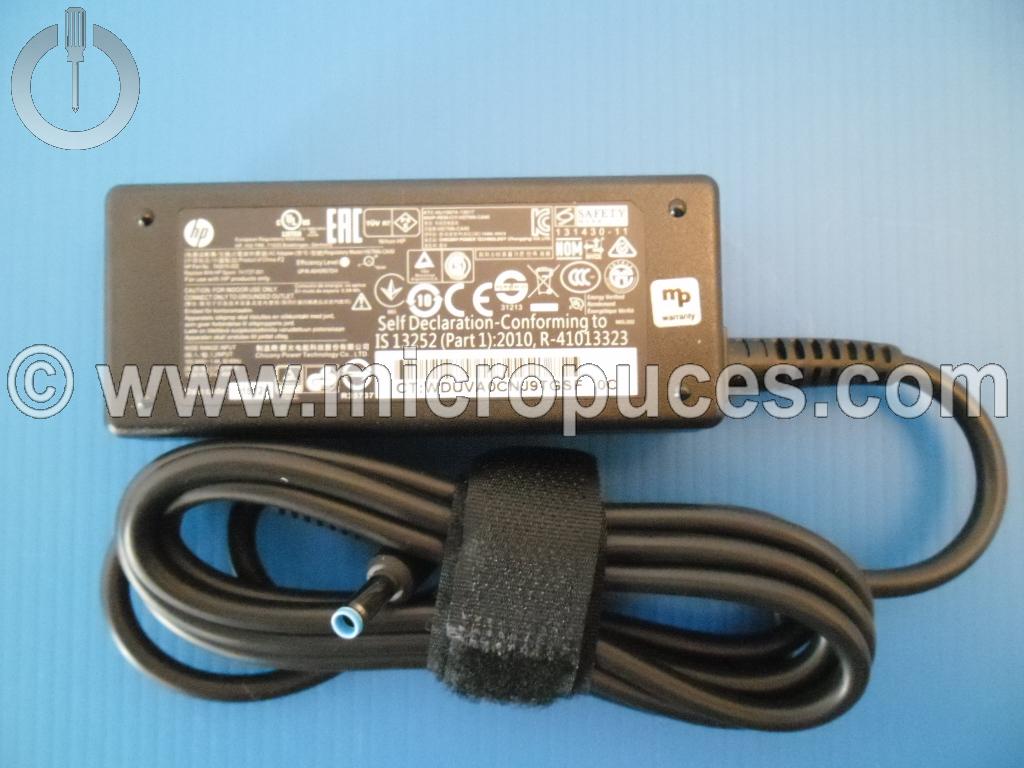 Chargeur Alimentation d'origine 19.5V 2.31A pour HP ( 45w conn bleu )