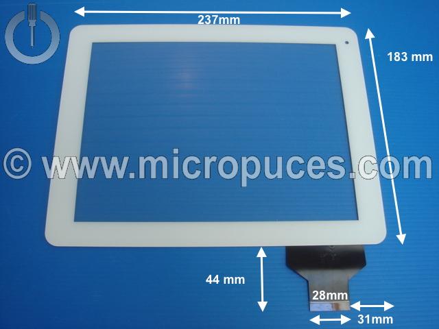 Vitre tactile * NEUVE * blanche FPC-CTP-0975-029-1 pour Archos 97 neon