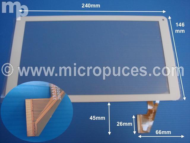 Vitre tactile * NEUVE * blanche 10" pouces 50 pin XN1332V1 ou compatible