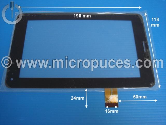 Vitre tactile * NEUVE * noire 30 pin TPC1219 DIGNITV