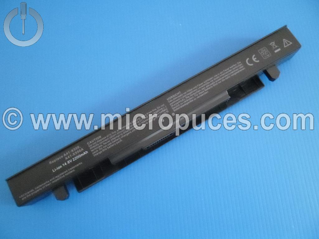 Batterie de remplacement pour ASUS X550 P55