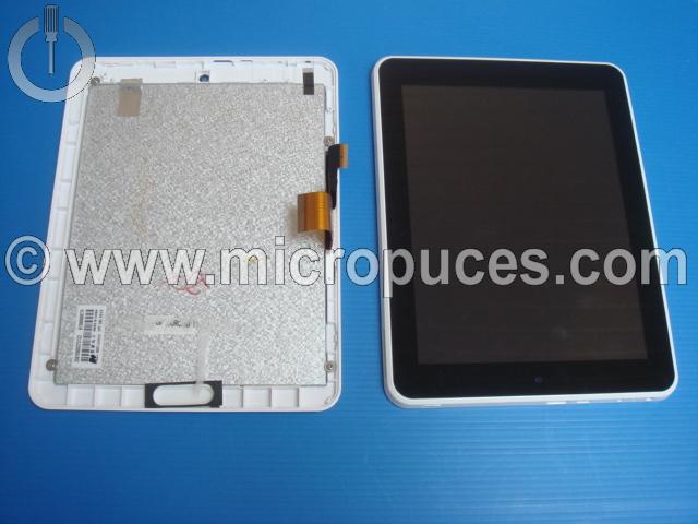 Module cran + vitre tactile blanche pour SMART TAB 8002 8003 8" (LED F0264)