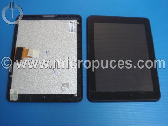 Module cran + vitre tactile noire pour SMART TAB 8002 8003 8" (LED F0264)