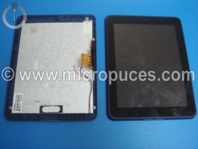 Module cran + vitre tactile noire pour SMART TAB 8002 8003 8" (NEON)