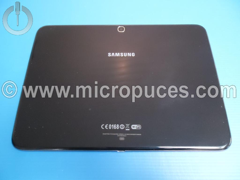 Coque arrière noire pour Galaxy Tab 3 10.1"