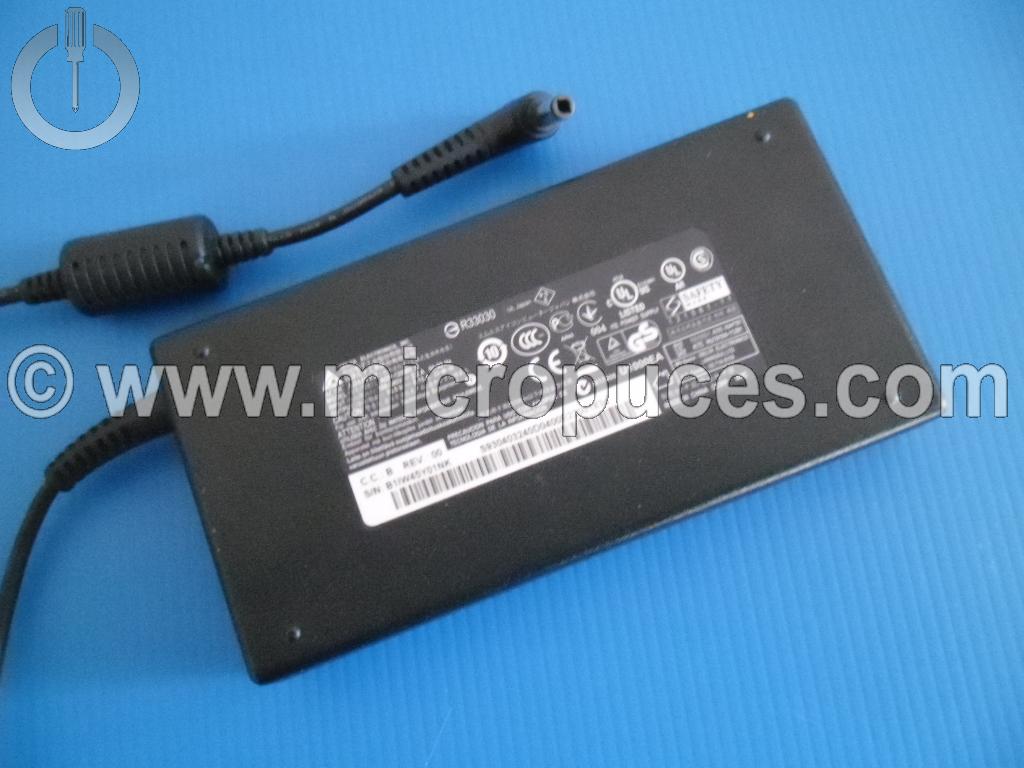 Chargeur Alimentation 19.5V 6.15A pour MSI GE60 GE70