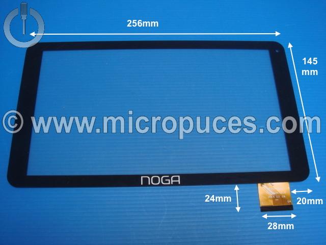 Vitre tactile NEUVE noire 10,1" HC256145A1 ou compatible