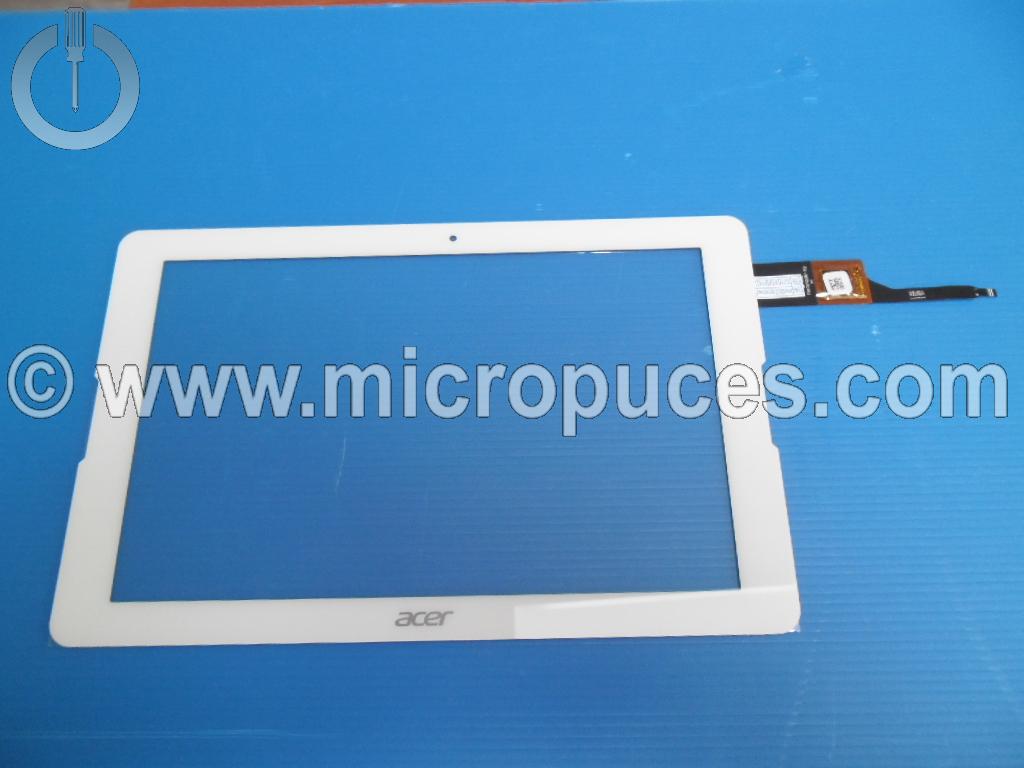 Vitre tactile blanche PB101A2657-R2 pour ACER Iconia B3-A20 B3-A30