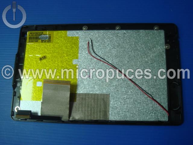 Module cran + vitre tactile noir pour WEBPAD 7002