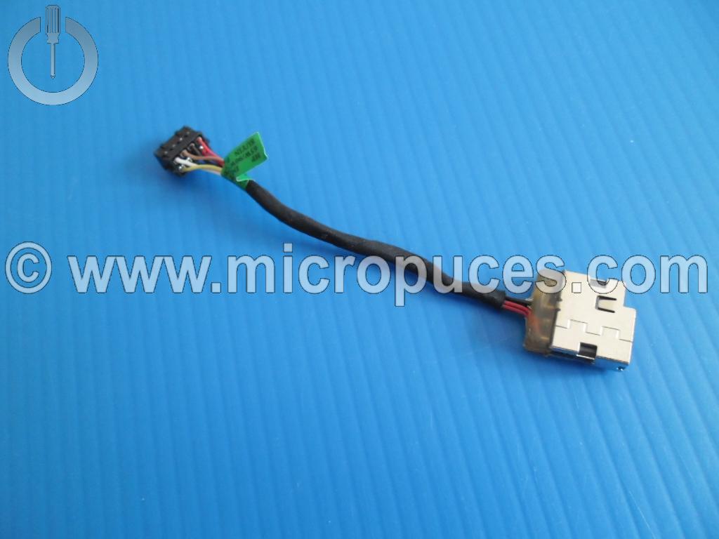 Cable alimentation 12 cm pour HP Pavilion 14 15 et 17