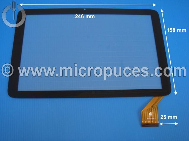 Vitre tactile * NEUVE * noire 10,1" pouces TPC0336 VER1.0 (50 pin)