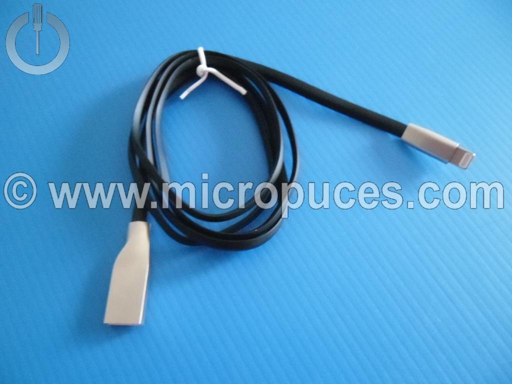 Câble USB * NEUF * lightning aluminium pour APPLE iPhone iPad